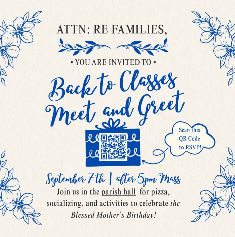 RE Families Meet and Greet