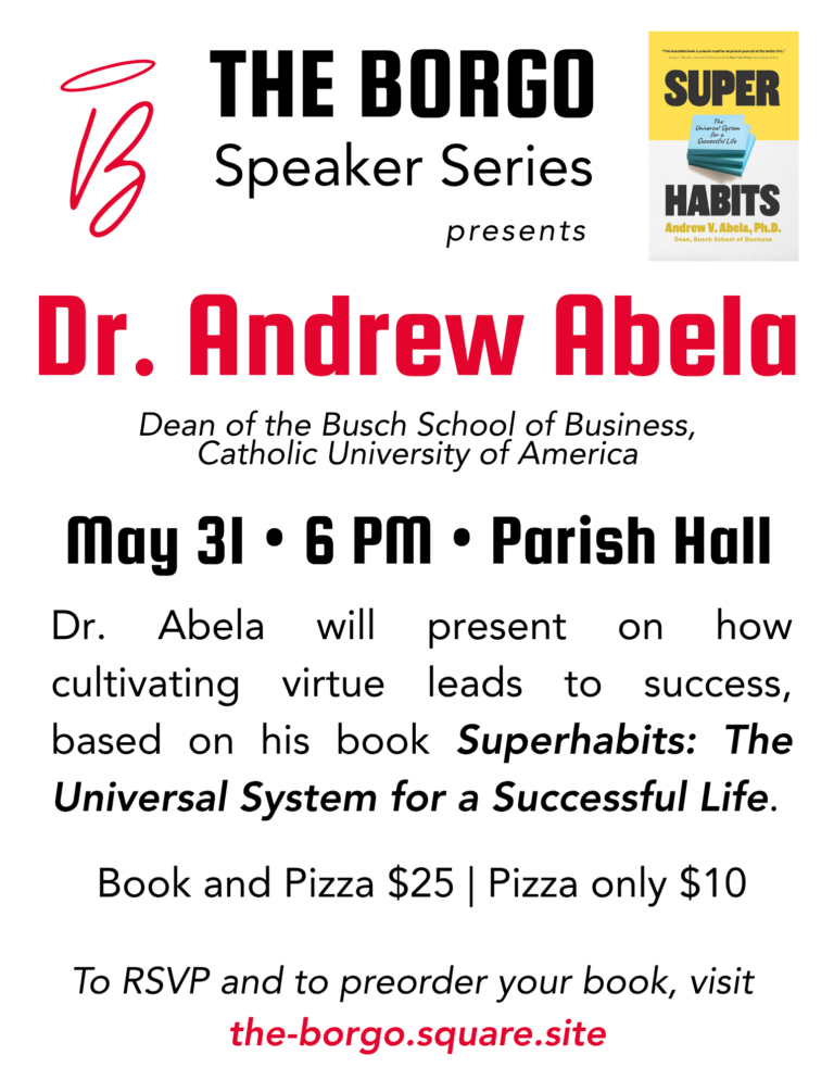 Dr. Andrew Abela: Super Habits | May 31st | 6pm